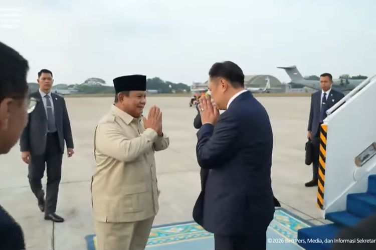 Prabowo Antar PM Thailand Anutin Charnvirakul Tinggalkan Indonesia