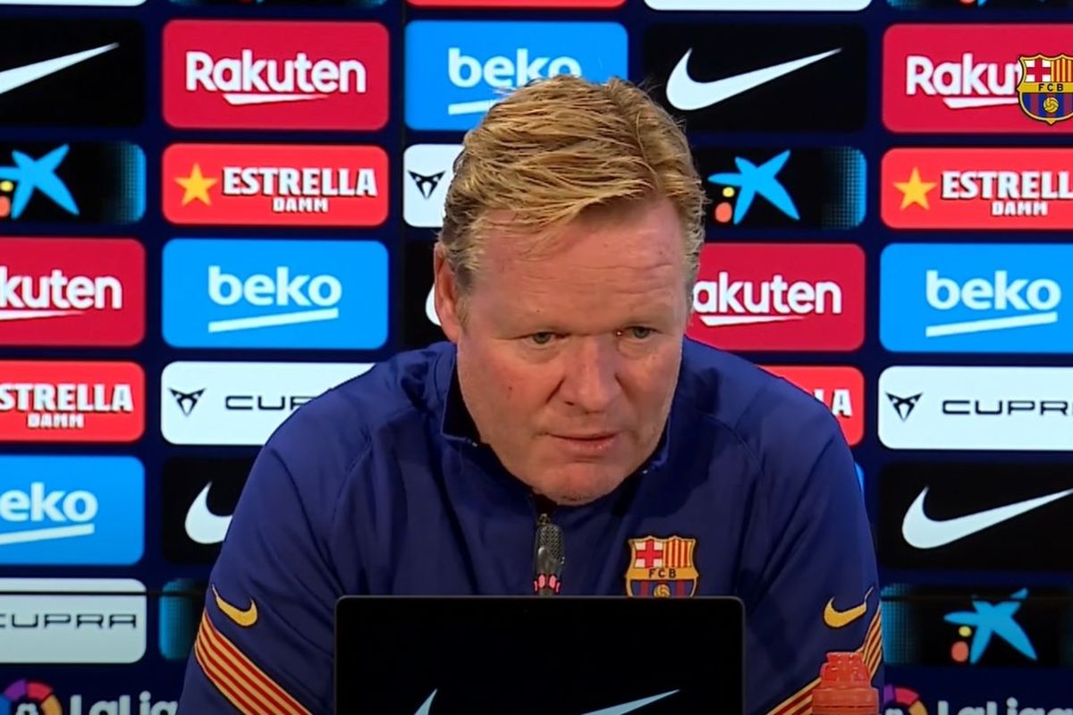 Pelatih Barcelona, Ronald Koeman.
