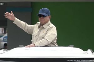 Prabowo Hadiri PENAS Petani dan Nelayan di Gorontalo, Menyapa dari Atas Maung