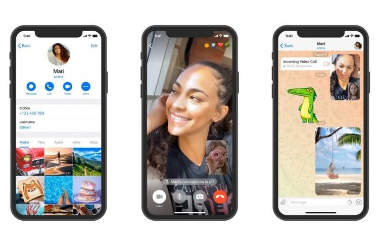 Fitur Video Call di Aplikasi Pesan Instan Telegram