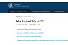 UGM Buka Seleksi Jalur Prestasi 2021, Ini Syarat dan Ketentuannya...