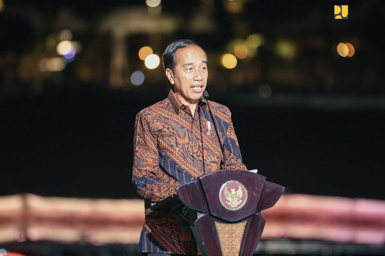 Presiden Joko Widodo (Jokowi)  meresmikan revitalisasi Taman Mini Indonesia Indah (TMII), Jumat (1/9/2023).