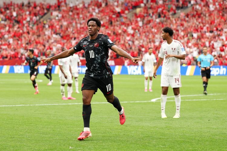 Hasil HT dan Line Up Kanada Vs Qatar 3-0, Kilau Striker Juventus dan Drama Kartu Merah