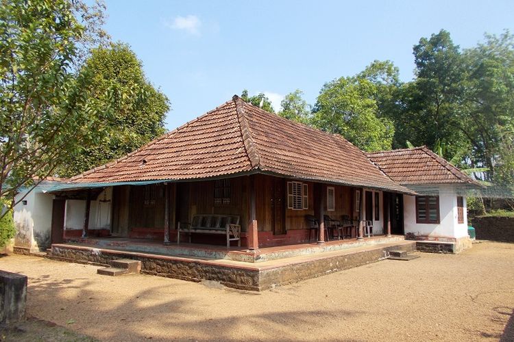 Ilustrasi rumah tua.