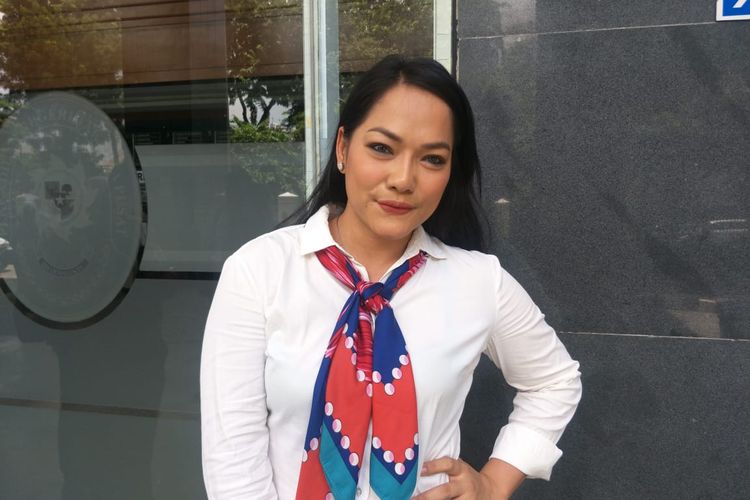 Jenny Cortez saat ditemui usai sidang di Pengadilan Negeri Jakarta Pusat, Selasa (10/3/2020).