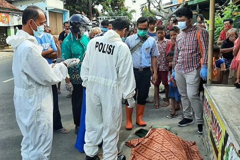 Tukang Becak Mendadak Terjatuh dan Meninggal di Jalan Desa Klapasawit Purbalingga