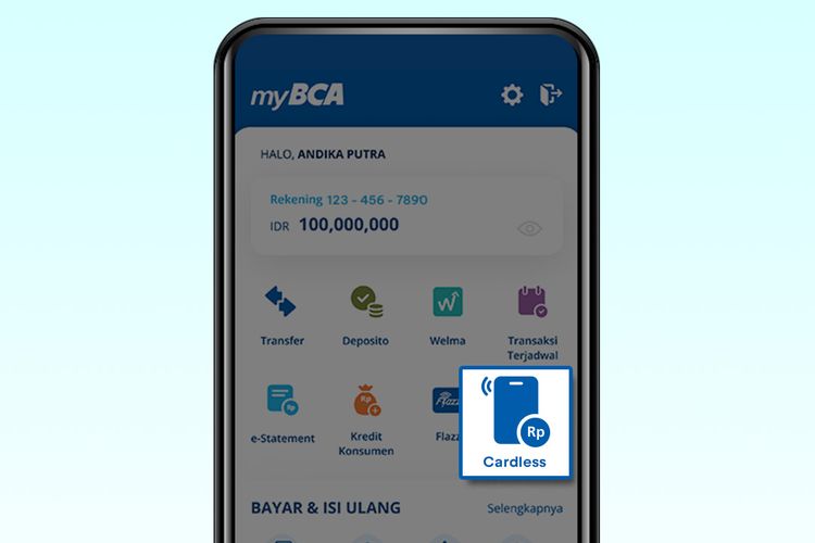 Cara tarik tunai tanpa kartu BCA di ATM dengan mudah melalui BCA mobile atau myBCA