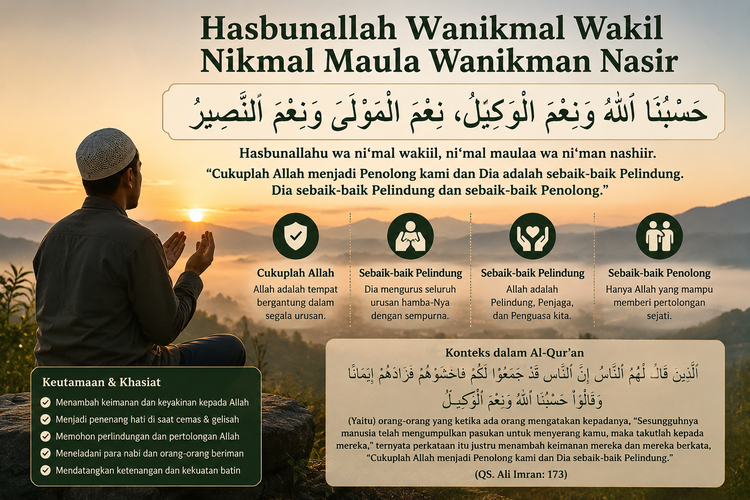 Arti Hasbunallah Wanikmal Wakil Nikmal Maula Wanikman Nasir