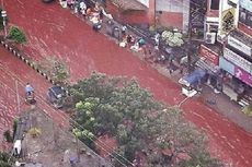 “Sungai Darah” Muncul di Dhaka Setelah Idul Adha