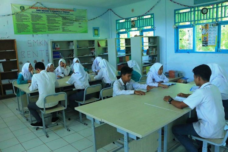 Proses belajar dan kegiatan siswa SMKN 3 Bengkulu Tengah