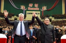 Di Pyongyang, Presiden Kuba Dapat Sambutan Khusus dari Kim Jong Un