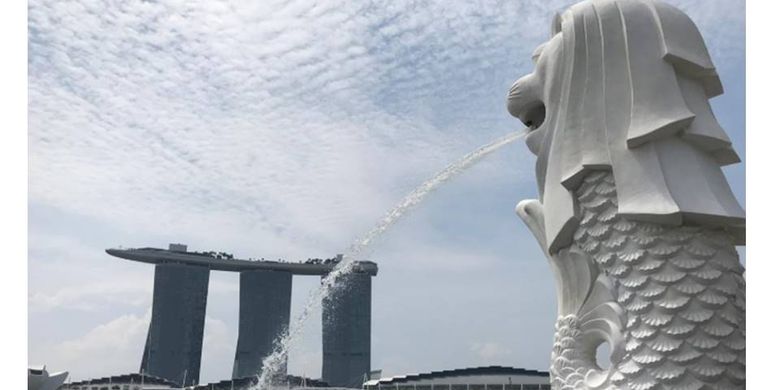 Merlion Park Singapore.