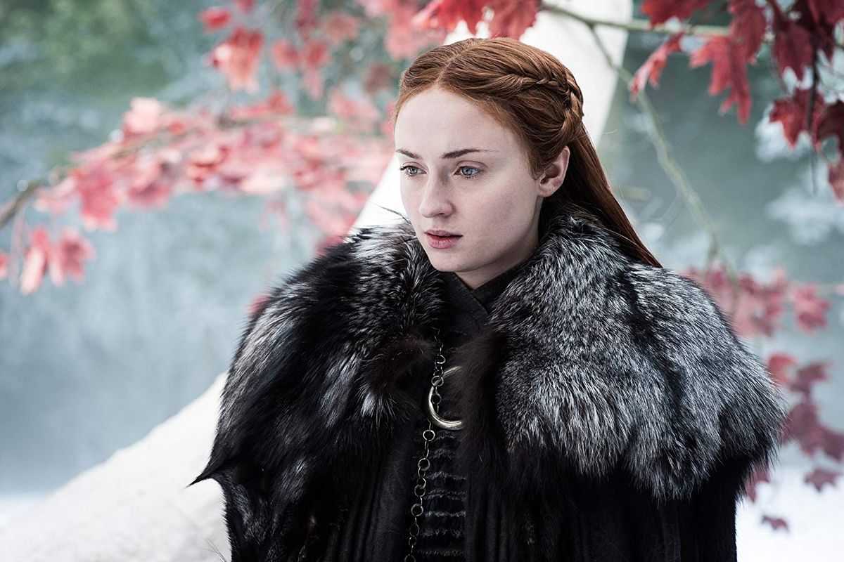 Sophie Turner, aktris pemeran Sansa Stark dalam Game of Thrones.