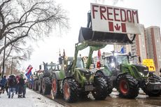 Konvoi Truk Tolak Pembatasan Covid Jadi Tak Terkendali, Ottawa Umumkan Keadaan Darurat