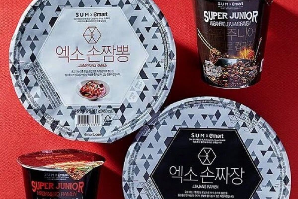 Ramen resmi EXO dan Super Junior.