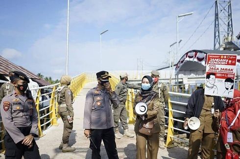 Cegah Kerumunan, Jembatan Pulau Bromo di Banjarmasin Ditutup