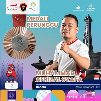Atlet Indonesiaraih medali boccia Paralimpiade Paris 2024