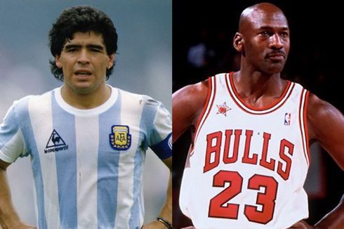 Mimpi Maradona tentang Michael Jordan yang Tak Pernah Terwujud