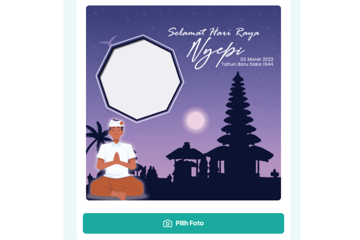 Twibbon Nyepi