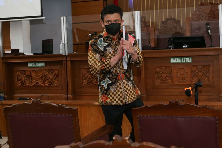 Terdakwa pembunuhan berencana terhadap Nofriansyah Yosua Hutabarat atau Brigadir J, Ferdy Sambo menjalani sidang dengan agenda pembacaan eksepsi di Pengadilan Negeri Jakarta Selatan, Senin (17/10/2022). Ferdy Sambo bersama dengan Istrinya, Putri Candrawathi, Richard Eliezer, Ricky Rizal dan Kuat Maruf didakwa melakukan pembunuhan berencana terhadap Nofriansyah Yosua Hutabarat atau Brigadir J.