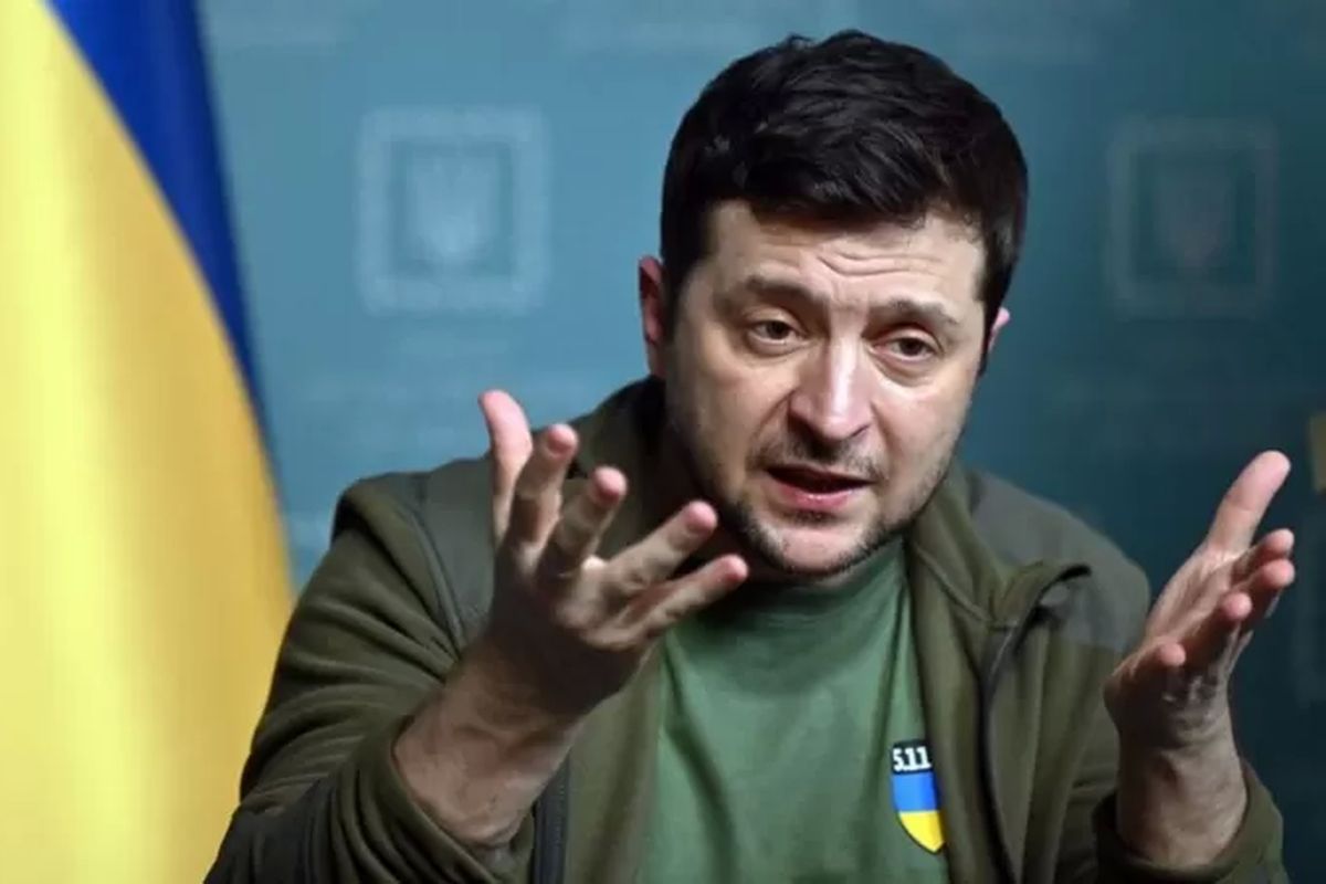 Presiden Ukraina Volodymyr Zelensky.