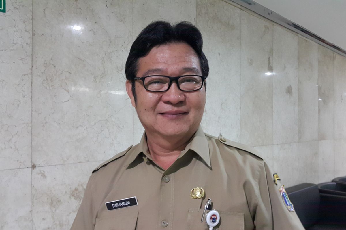 Kepala Dinas Kelautan, Pertanian, dan Ketahanan Pangan (DKPKP) DKI Jakarta, Darjamuni, di Balai Kota DKI Jakarta, Jalan Medan Merdeka Selatan, Selasa (26/9/2017).