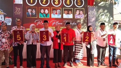 Pilkada Baubau 2024 Diikuti 5 Paslon, Siapa Saja Mereka?