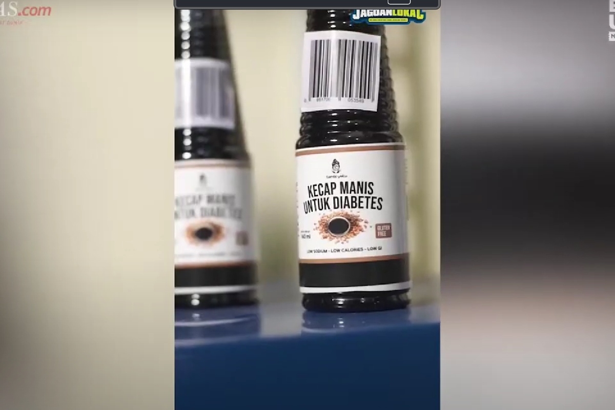 Kecap manis dari biji sorgum, produksi Tambiyaku
