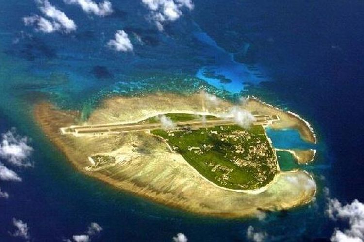 Kepulauan Paracel di Laut China Selatan. Kepulauan ini masih menjadi sengketa