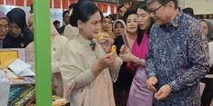 Hadir di Bazar Amal WIC Jakarta, Udders Ice Cream Curi Perhatian Ibu Negara