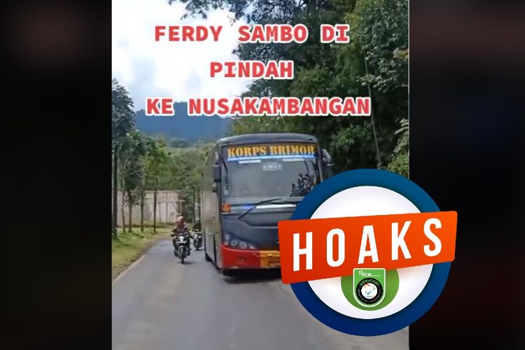 Hoaks, video TikTok klaim Ferdy Sambo dipindah ke Nusakambangan