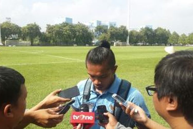 Gelandang serang tim nasional Indonesia, Zulham Zamrun.