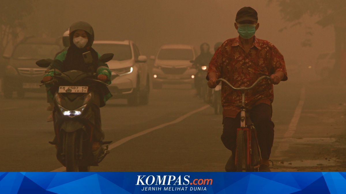 Hujan Turun Dua Hari, Kategori Udara Palangka Raya Turun ke Tidak Sehat