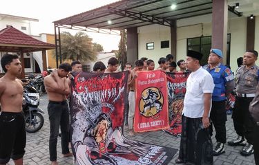 Lakukan Konvoi ke Permukiman Penduduk, 21 Pesilat Diangkut ke ...