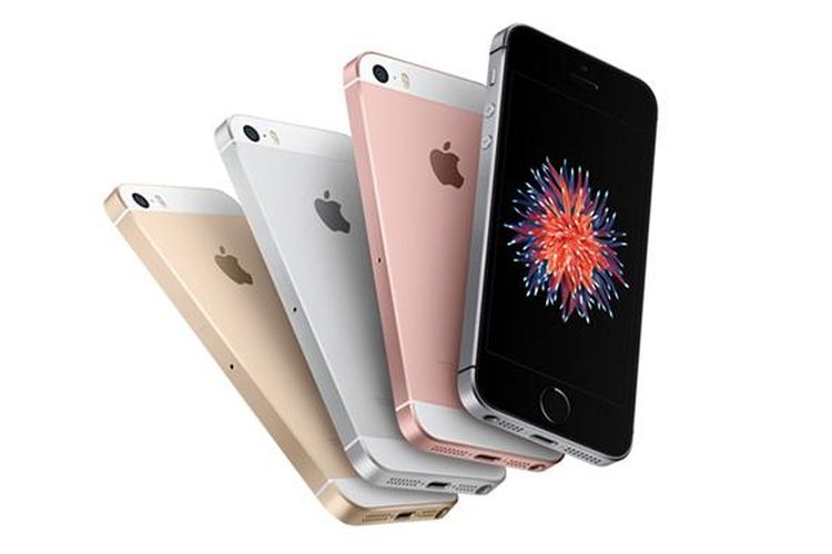 iPhone SE yang meluncur pada Senin (21/3/2016) tersedia dalam empat pilihan warna, yakni Silver, Gold, Space Gray, dan Rose Gold