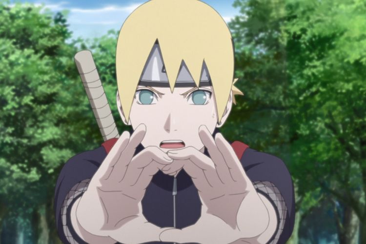 Inojin Yamanaka dalam anime Boruto: Naruto Next Generations.