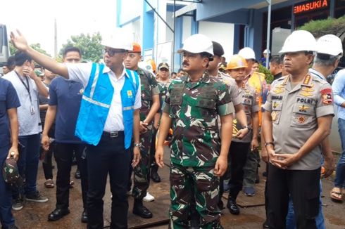 Kunjungi GISTET Kembangan, Panglima TNI Pastikan Listrik di Jakarta Segera Normal Usai Shalat Jumat