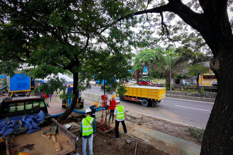 Brantas Abipraya Kebut Proyek Pompa Daan Mogot Buat Kurangi Risiko Banjir Jakarta Barat