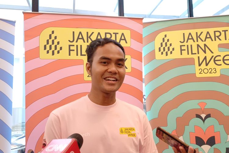 Sutradara Wregas Bhanuteja dalam acara Jakarta Film Week 2023 untuk pemutaran film Budi Pekerti di Menteng, Jakarta Pusat, Selasa (26/9/2023).