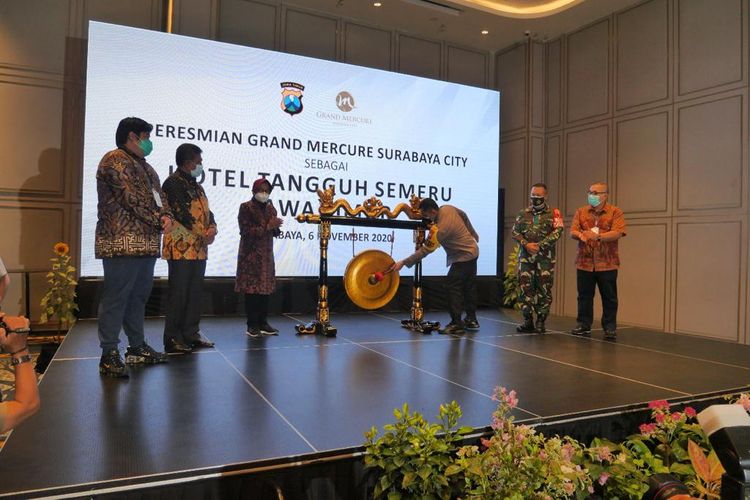 Peresmian Grand Mercure Surabaya City sebagai percontohan program Hotel Tangguh Semeru