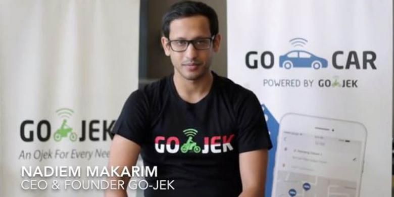 Mantan CEO GoJek Nadiem Makarim.