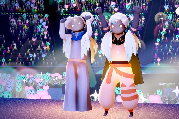 Konser virtual Aurora dalam game Sky: Anak-anak Cahaya dipadati puluhan ribu penonton.