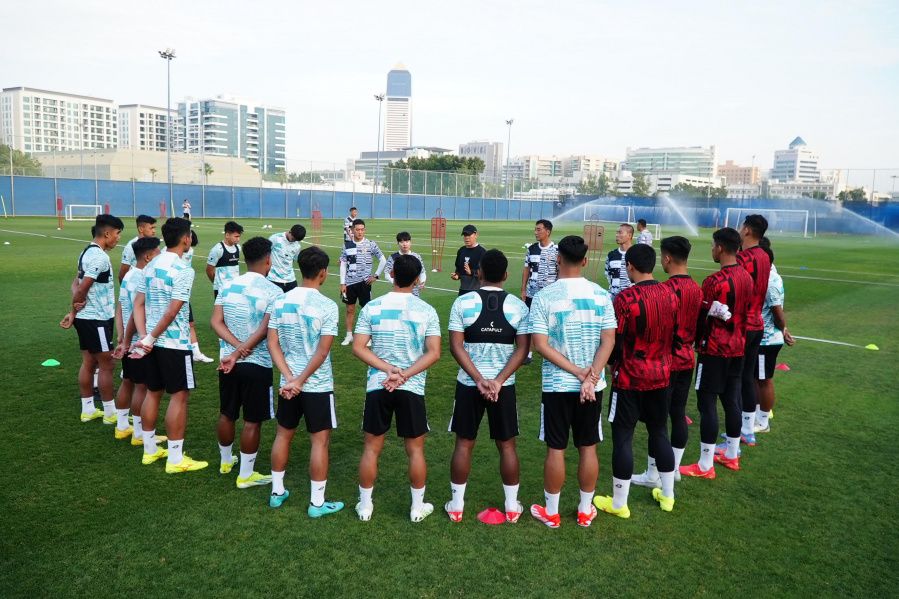Jelang Lawan Uni Emirat Arab, Timnas U23 Perbanyak Latihan Taktikal