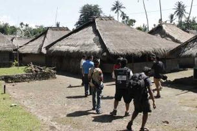 Kampung Tradisional Senaru di Kecamatan Bayan, Lombok Utara, Nusa Tenggara Barat.