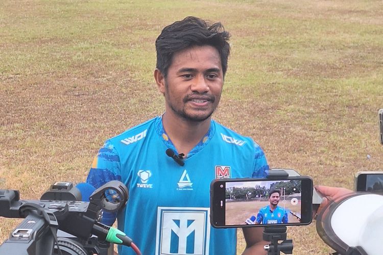 Winger Malut United FC, Ilham Udin. 
