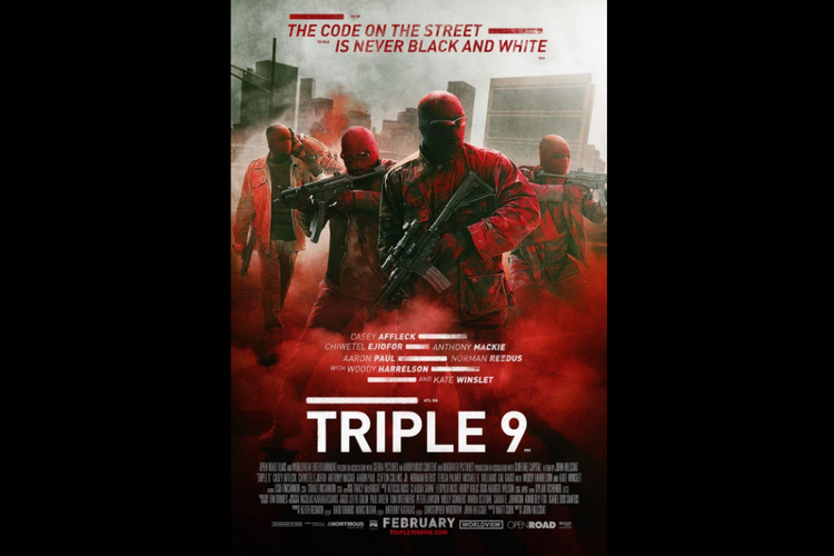 Film thriller aksi Triple 9 (2016).