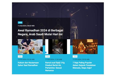 [POPULER TREN] Awal Ramadhan 2024 di Berbagai Negara | Ucapan Hari Raya Nyepi