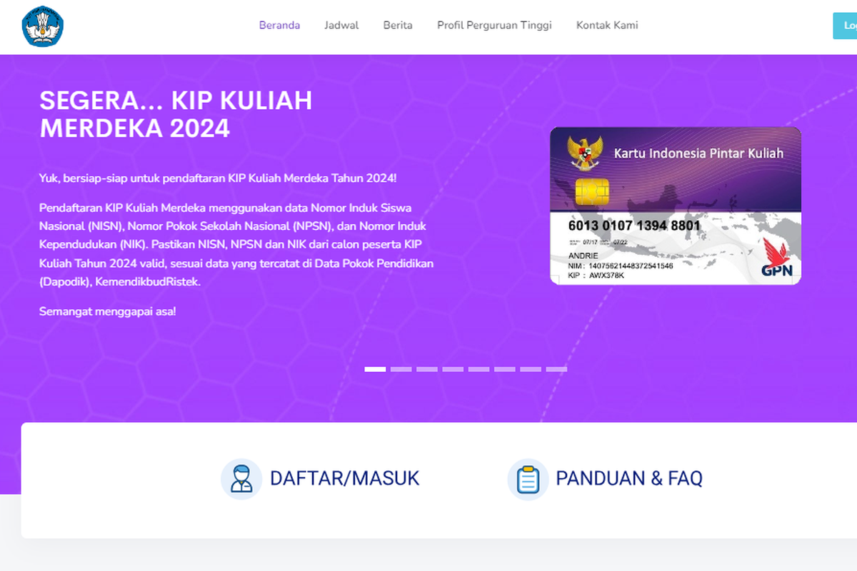 Ilustrasi KIP Kuliah. Kartu Indonesia Pintar.