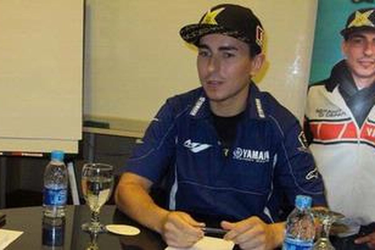 Pebalap Yamaha, Jorge Lorenzo.