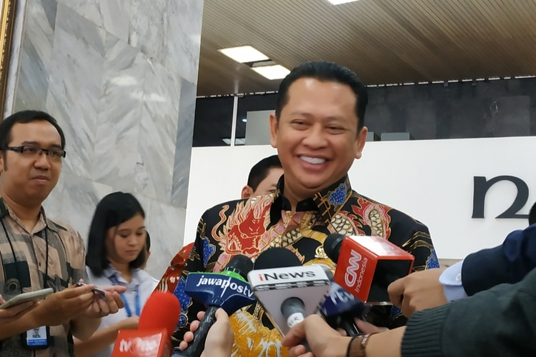 Ketua MPR RI Bambang Soesatyo di Kompleks Parlemen, Senayan, Jakarta, Rabu (9/10/2019).